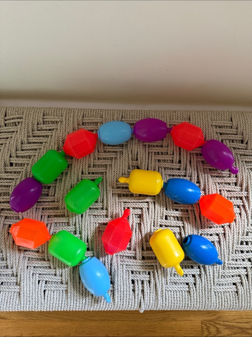Vintage Fisher Price Snap Lock Beads Fine Motor Skills Toy